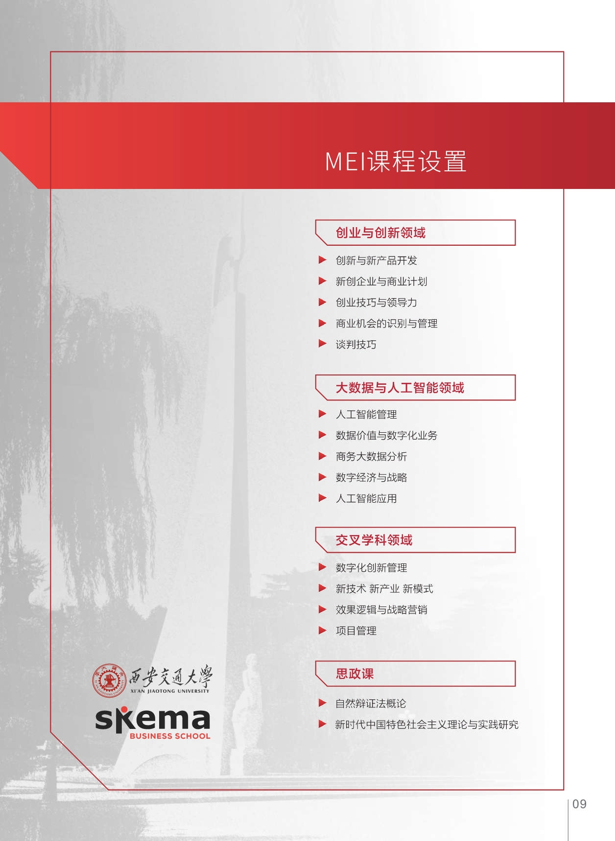 西安交通大學-法國SKEMA商學院創(chuàng)業(yè)與創(chuàng)新管理碩士_第11頁