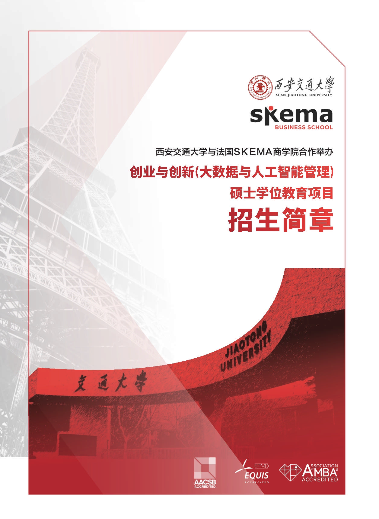 西安交通大學-法國SKEMA商學院創(chuàng)業(yè)與創(chuàng)新管理碩士_第1頁